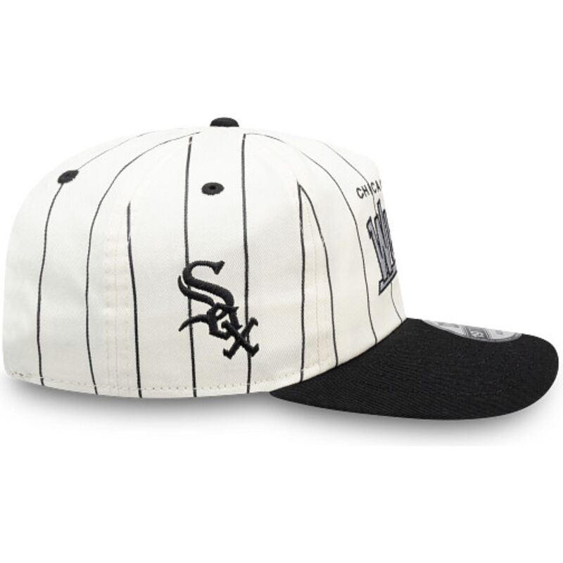 czapki-zakrzywiona-czarny-snapback-19twenty-pinstripe-chicago-white-sox-mlb-new-era