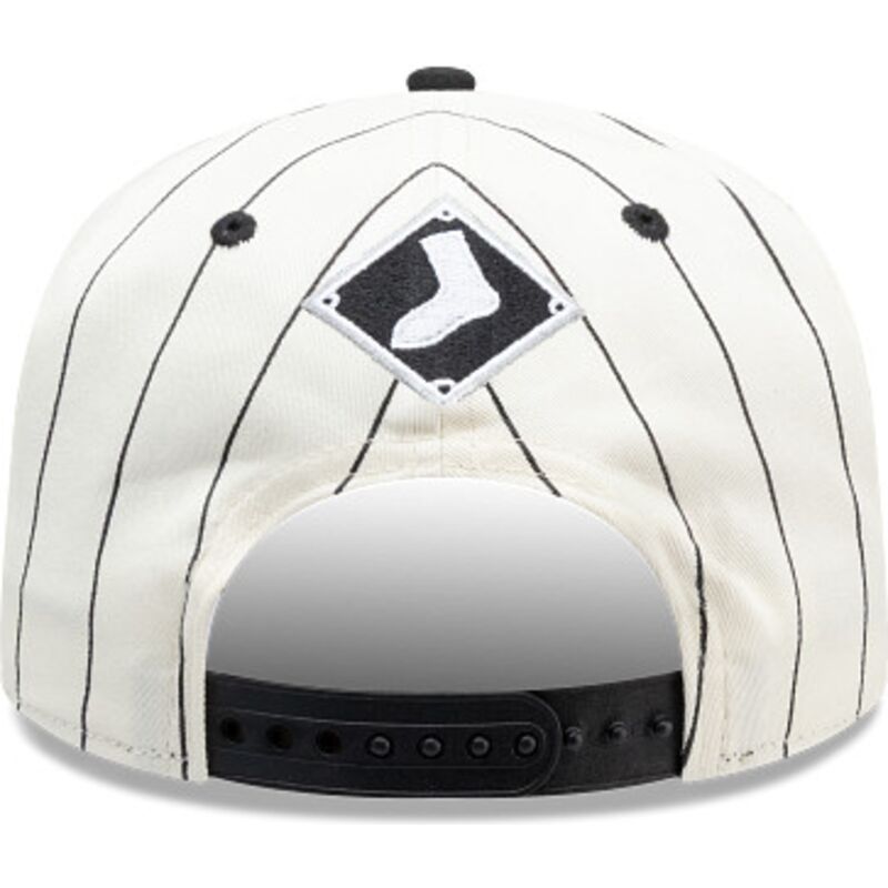 czapki-zakrzywiona-czarny-snapback-19twenty-pinstripe-chicago-white-sox-mlb-new-era