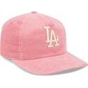 czapki-zakrzywiona-roz-tasma-regulowana-19twenty-precurved-corduroy-pastel-los-angeles-dodgers-mlb-new-era