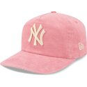 czapki-zakrzywiona-roz-tasma-regulowana-19twenty-precurved-corduroy-pastel-new-york-yankees-mlb-new-era