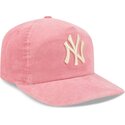 czapki-zakrzywiona-roz-tasma-regulowana-19twenty-precurved-corduroy-pastel-new-york-yankees-mlb-new-era