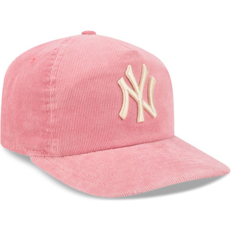 czapki-zakrzywiona-roz-tasma-regulowana-19twenty-precurved-corduroy-pastel-new-york-yankees-mlb-new-era