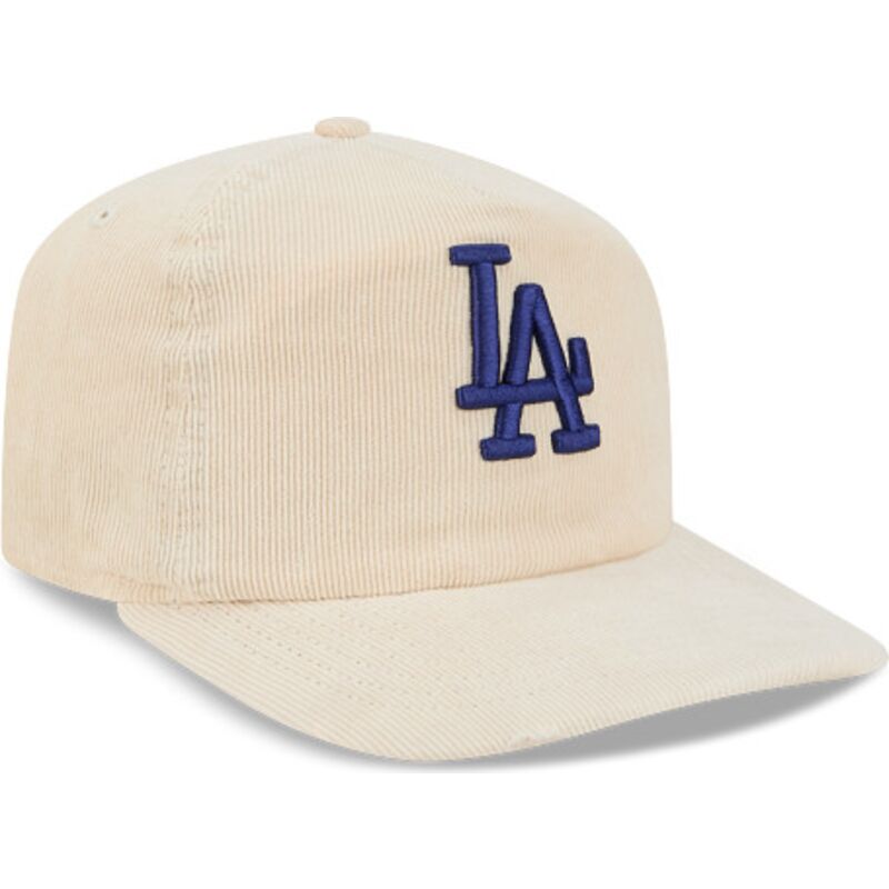 czapki-zakrzywiona-bezowy-tasma-regulowana-19twenty-precurved-corduroy-pastel-los-angeles-dodgers-mlb-new-era