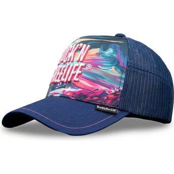 Czapki zakrzywiona niebieski snapback N°243 Ride Or Die Rock’nFreeLife