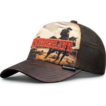 Czapki zakrzywiona brązowy snapback N°236 Rodeo Rock’nFreeLife