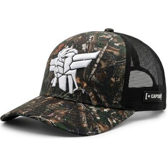 Czapki zakrzywiona kamuflaż snapback GOL8 CAM Goldorak Robot Grendizer Capslab