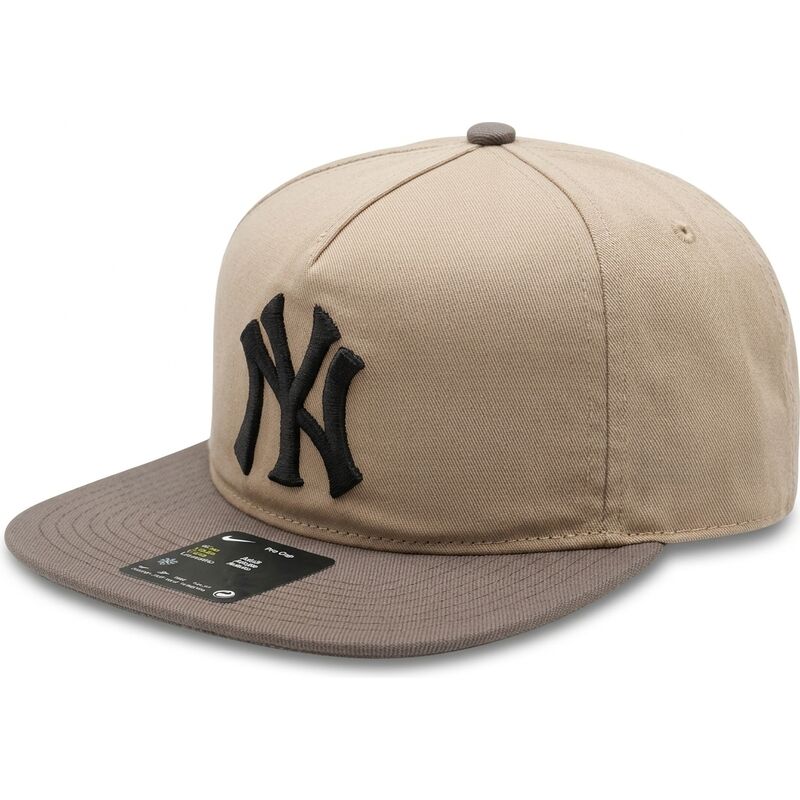 czapki-plaska-bezowy-tasma-regulowana-pro-unstructured-5-panel-new-york-yankees-mlb-nike