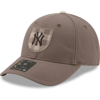 Czapki zakrzywiona brązowy snapback Dri-Fit Rise Structured New York Yankees MLB Nike