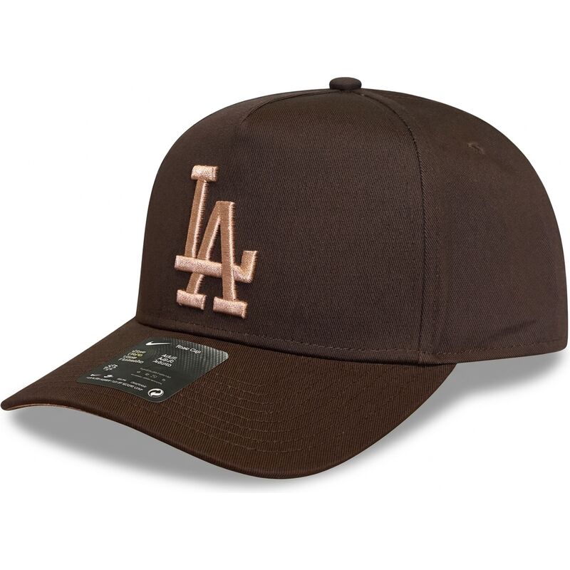 czapki-zakrzywiona-brazowy-snapback-rise-structured-a-frame26-los-angeles-dodgers-mlb-nike