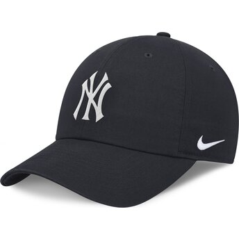 Czapki zakrzywiona granatowy taśma regulowana Club Unstructured Organic Cotton New York Yankees MLB Nike