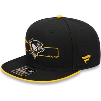 Czapki płaska czarny snapback Structured Pittsburgh Penguins NHL Fanatics