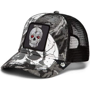 Czapki zakrzywiona czarny snapback Bone Head Unalive The Farm Goorin Bros.