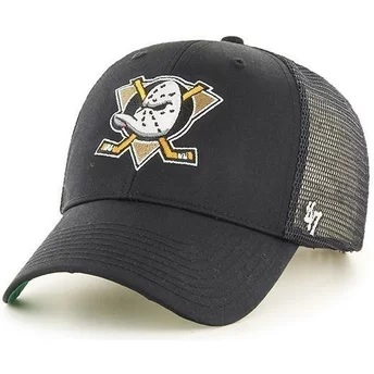 Czapka trucker czarna z logo fronal duży NHL Anaheim Ducks 47 Brand