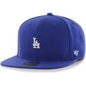 plaska-czapka-niebieska-snapback-z-malym-logo-z-przodu-mlb-los-angeles-dodgers-47-brand