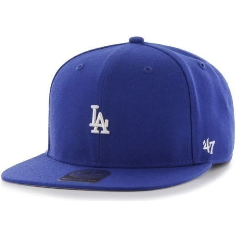 czapki-plana-niebieski-snapback-frontal-pequeno-los-angeles-dodgers-mlb-47-brand