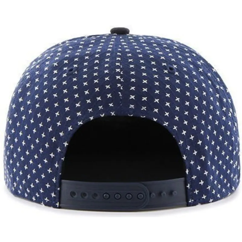 czapki-plana-granatowy-snapback-estampado-de-cruces-boston-red-sox-mlb-47-brand czapki-plana-granatowy-snapback-estampado-de-cruces-boston-red-sox-mlb-47-brand