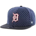 plaska-czapka-ciemnoniebieska-snapback-z-wydrukowany-mlb-detroit-tigers-47-brand