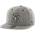 czapki-plana-czarny-snapback-tejido-vaquero-new-york-yankees-mlb-47-brand