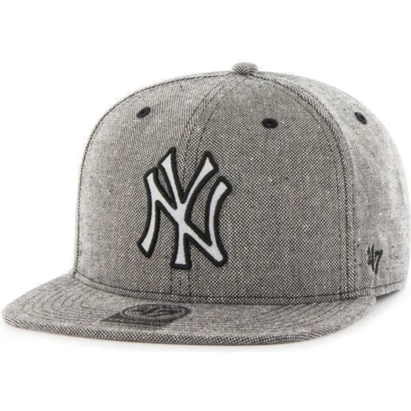 czapki-plana-czarny-snapback-tejido-vaquero-new-york-yankees-mlb-47-brand czapki-plana-czarny-snapback-tejido-vaquero-new-york-yankees-mlb-47-brand