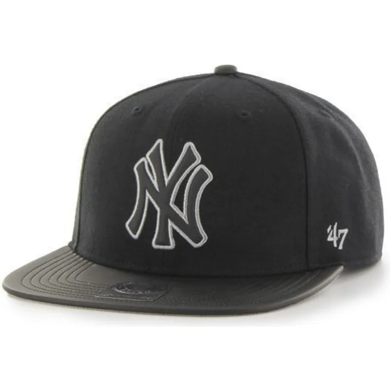 czapki-plana-czarny-snapback-new-york-yankees-mlb-47-brand czapki-plana-czarny-snapback-new-york-yankees-mlb-47-brand