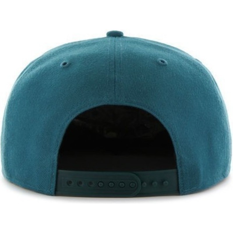plaska-czapka-zielona-snapback-gladki-mlb-new-york-yankees-47-brand