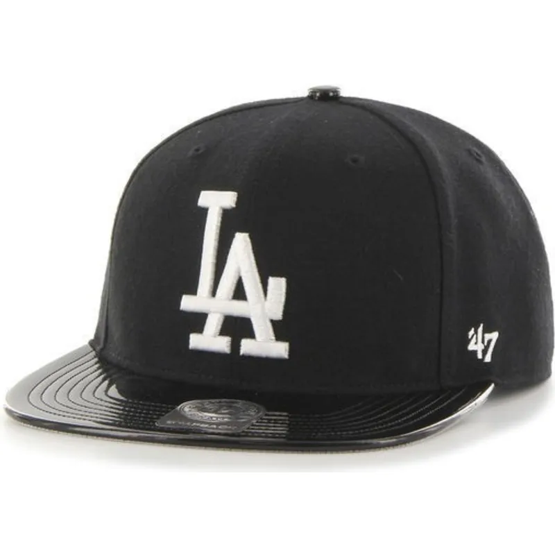 czapki-plana-czarny-snapback-brillante-los-angeles-dodgers-mlb-47-brand