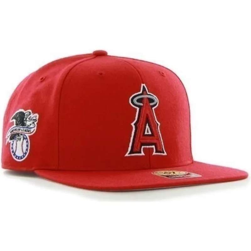 czapki-plana-czerwony-snapback-lisa-lateral-los-angeles-angels-mlb-47-brand czapki-plana-czerwony-snapback-lisa-lateral-los-angeles-angels-mlb-47-brand