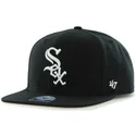 czapki-plana-czarny-snapback-lisa-lateral-chicago-white-sox-mlb-47-brand