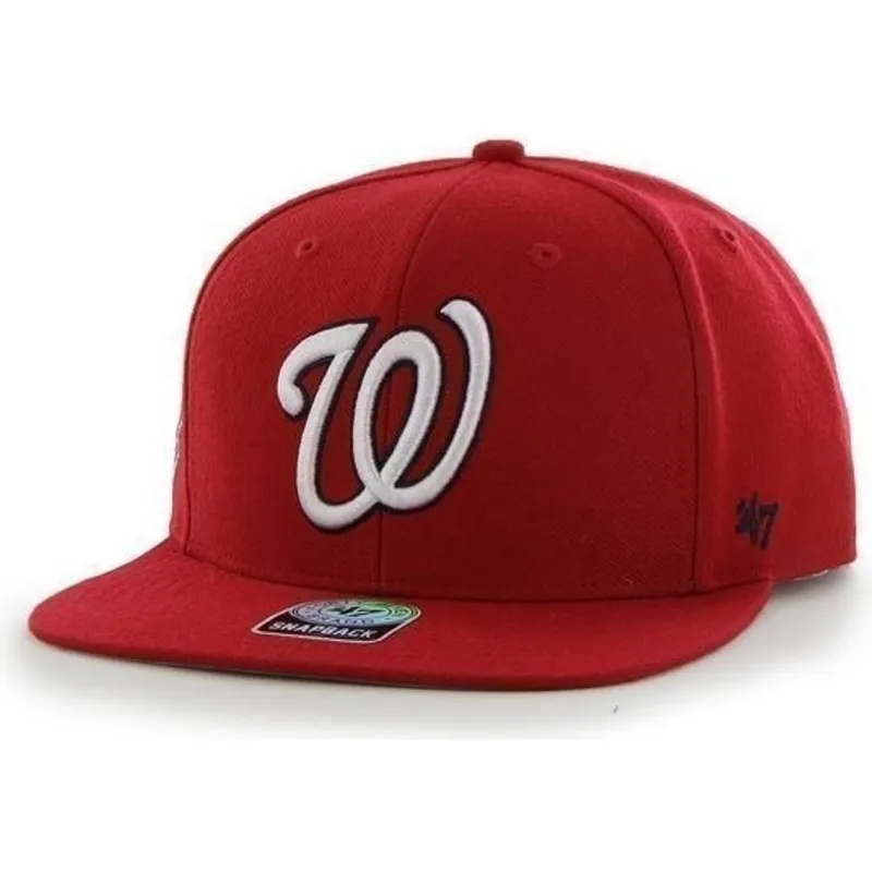 czapki-plana-czerwony-snapback-lisa-lateral-washington-nationals-mlb-47-brand