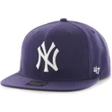 czapki-plana-fioletowy-snapback-lisa-lateral-new-york-yankees-mlb-47-brand