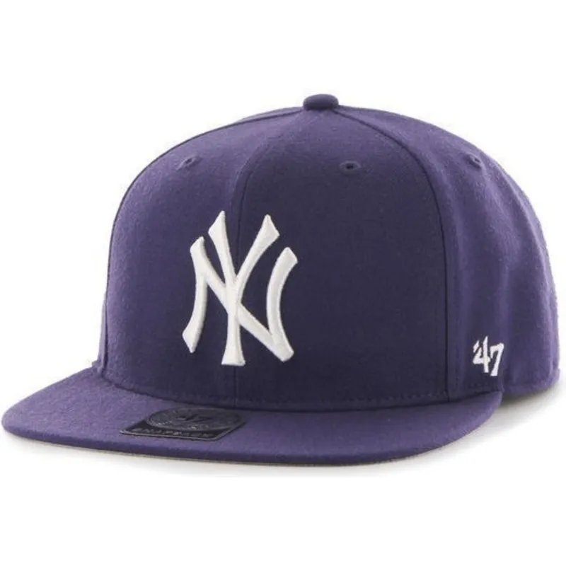 czapki-plana-fioletowy-snapback-lisa-lateral-new-york-yankees-mlb-47-brand czapki-plana-fioletowy-snapback-lisa-lateral-new-york-yankees-mlb-47-brand
