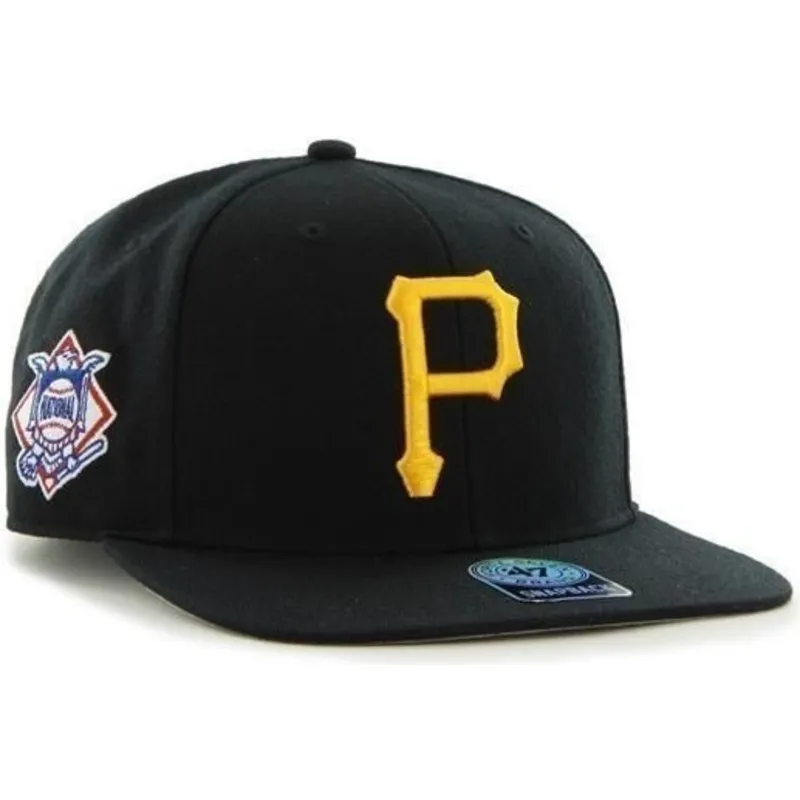 czapki-plana-czarny-snapback-lisa-lateral-pittsburgh-pirates-mlb-47-brand