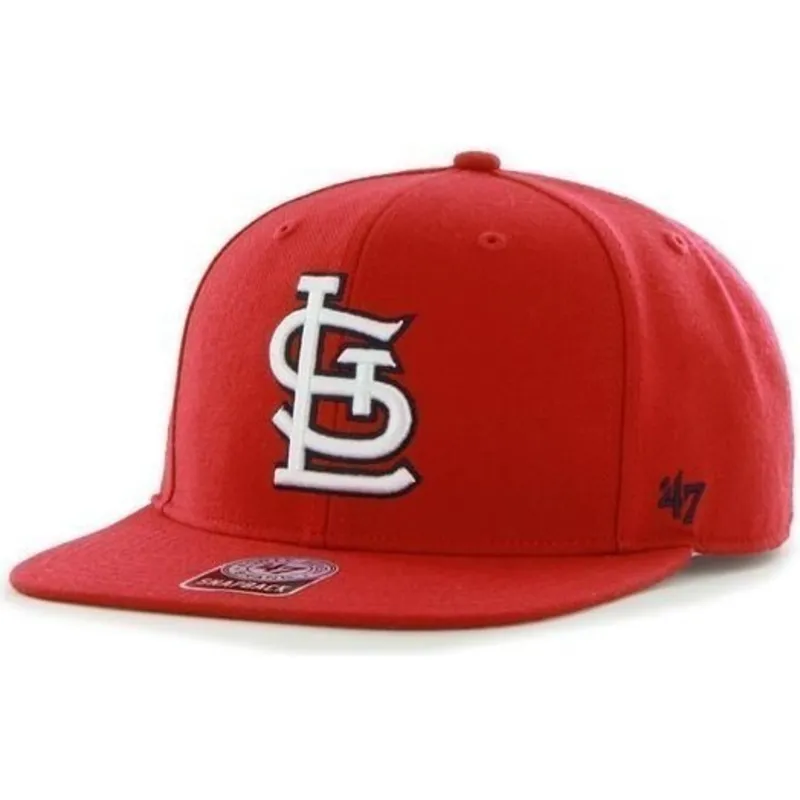 czapki-plana-czerwony-snapback-lisa-lateral-st-louis-cardinals-mlb-47-brand czapki-plana-czerwony-snapback-lisa-lateral-st-louis-cardinals-mlb-47-brand