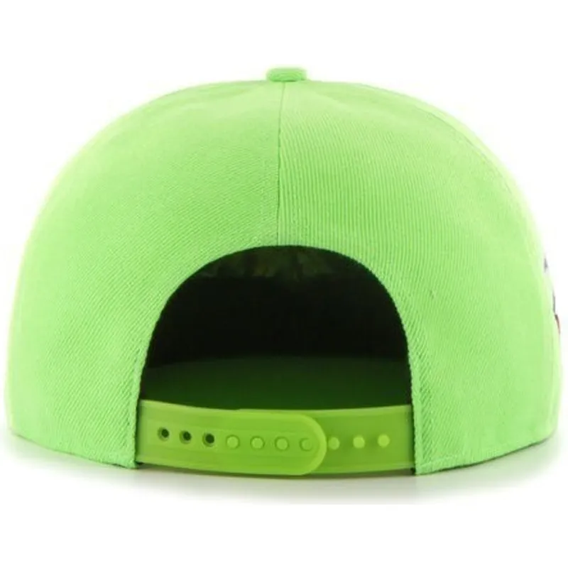 czapki-plana-zielony-snapback-negro-lisa-new-york-yankees-mlb-47-brand