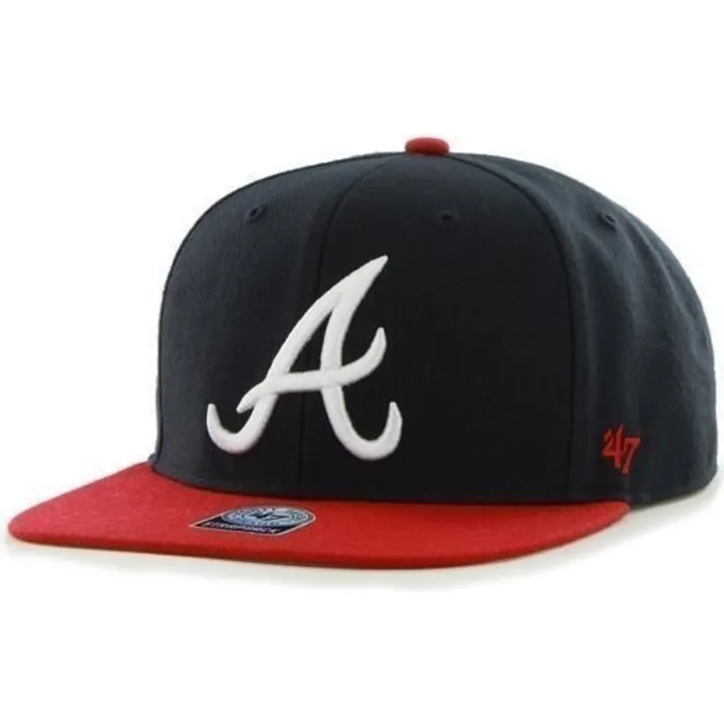 czapki-plana-granatowy-snapback-atlanta-braves-mlb-47-brand czapki-plana-granatowy-snapback-atlanta-braves-mlb-47-brand