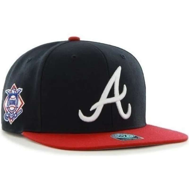 czapki-plana-granatowy-snapback-atlanta-braves-mlb-47-brand czapki-plana-granatowy-snapback-atlanta-braves-mlb-47-brand