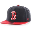 plaska-czapka-ciemnoniebieska-snapback-mlb-boston-red-sox-47-brand