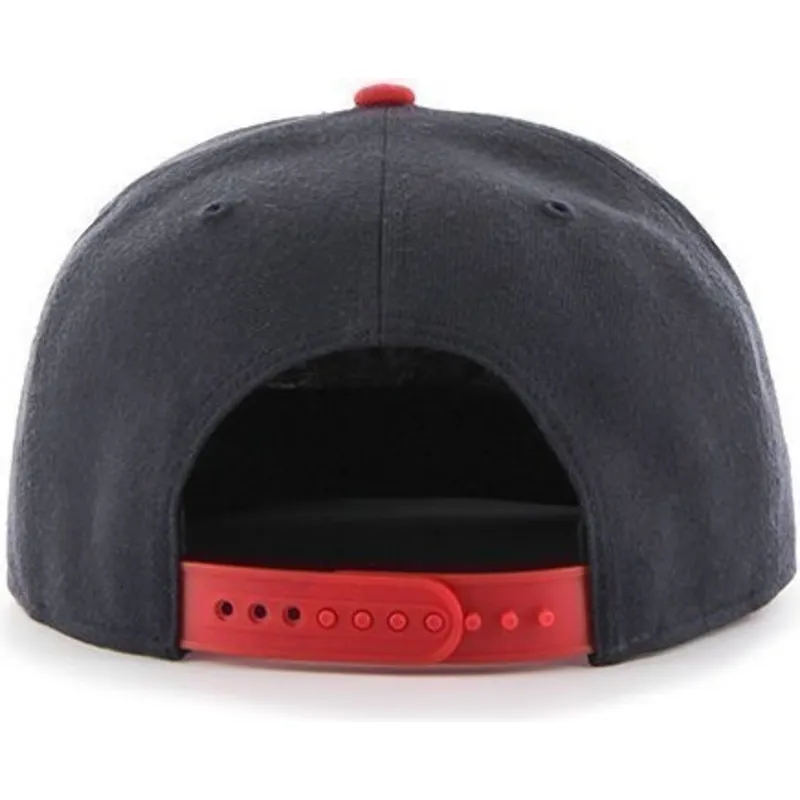 czapki-plana-granatowy-snapback-boston-red-sox-mlb-47-brand