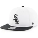 czapki-plana-bialy-snapback-lisa-lateral-chicago-white-sox-mlb-47-brand