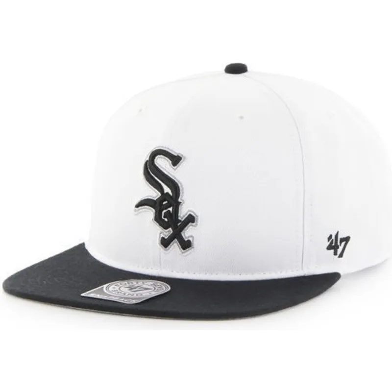 czapki-plana-bialy-snapback-lisa-lateral-chicago-white-sox-mlb-47-brand czapki-plana-bialy-snapback-lisa-lateral-chicago-white-sox-mlb-47-brand