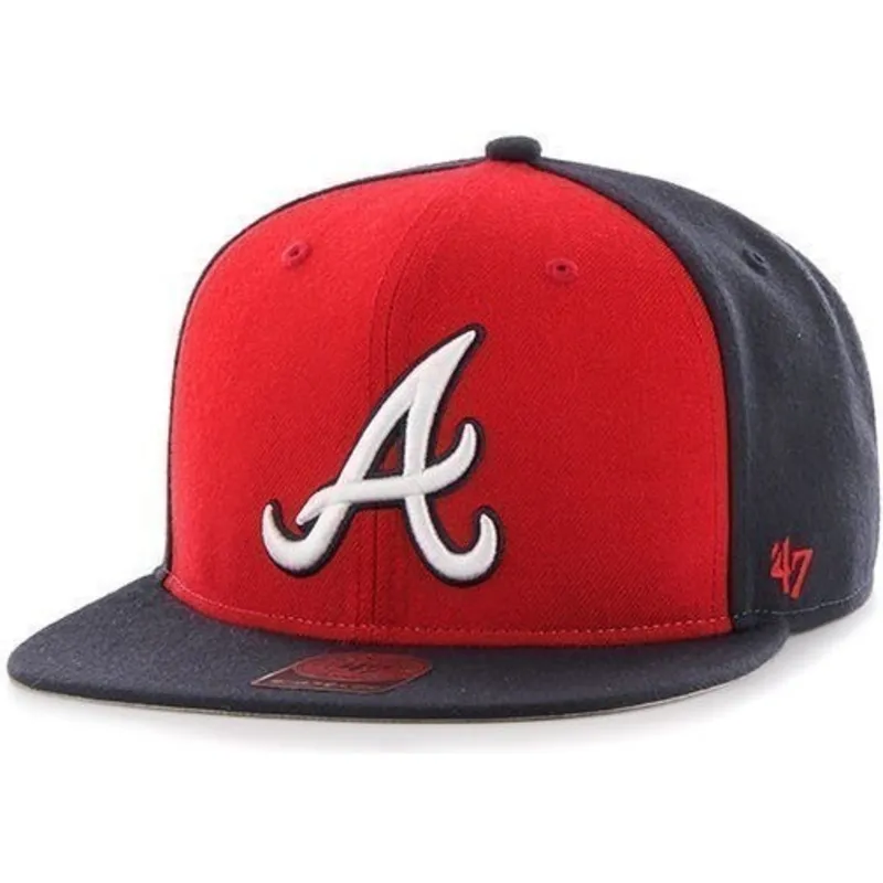 czapki-plana-granatowy-snapback-liso-lateral-atlanta-braves-mlb-47-brand czapki-plana-granatowy-snapback-liso-lateral-atlanta-braves-mlb-47-brand