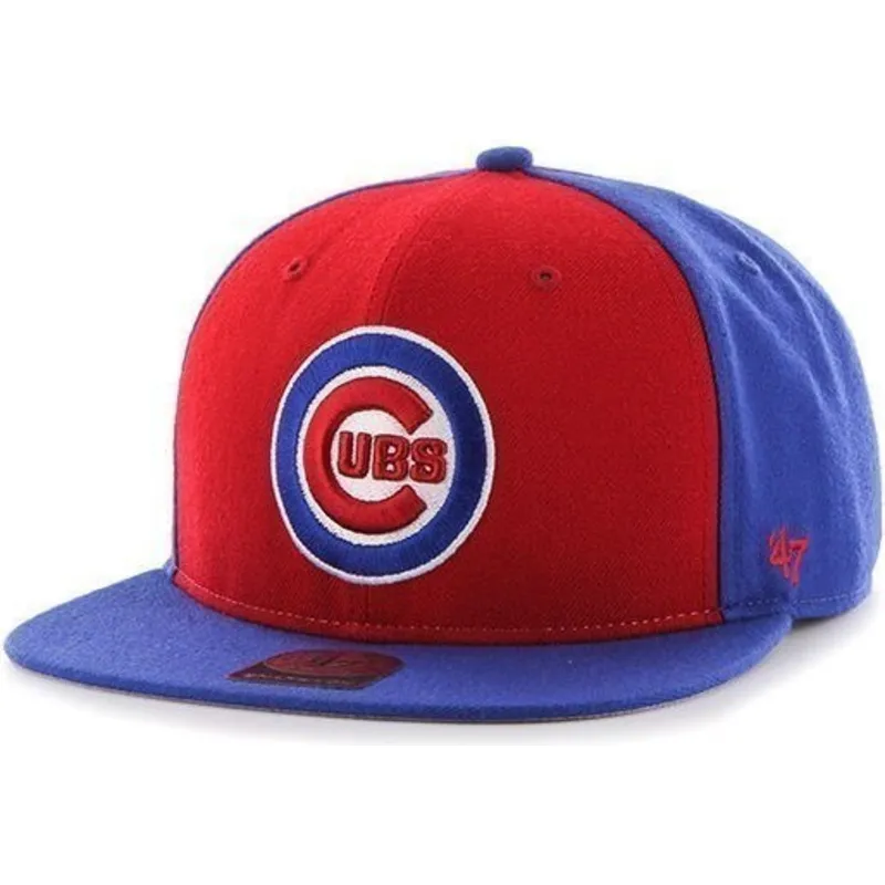 czapki-plana-niebieski-snapback-lisa-lateral-chicago-cubs-mlb-47-brand czapki-plana-niebieski-snapback-lisa-lateral-chicago-cubs-mlb-47-brand