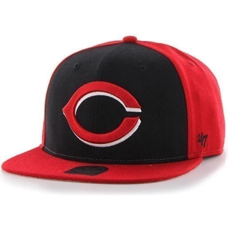 czapki-plana-czerwony-snapback-lisa-lateral-cincinnati-reds-mlb-47-brand