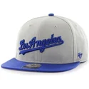 czapki-plana-szary-snapback-lateral-los-angeles-dodgers-mlb-47-brand