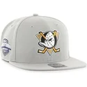 czapki-plana-szary-snapback-lisa-anaheim-ducks-nhl-47-brand