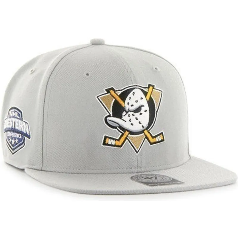 czapki-plana-szary-snapback-lisa-anaheim-ducks-nhl-47-brand