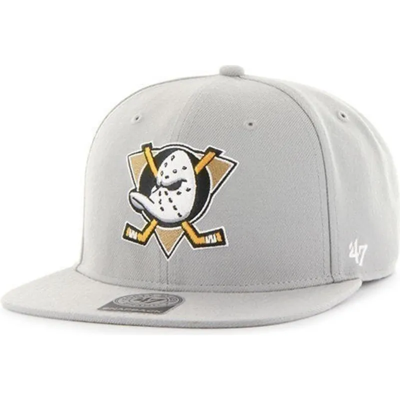 czapki-plana-szary-snapback-lisa-anaheim-ducks-nhl-47-brand