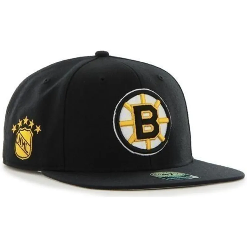 czapki-plana-czarny-snapback-lisa-boston-bruins-nhl-47-brand