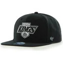 czapki-plana-czarny-snapback-lisa-los-angeles-kings-nhl-47-brand