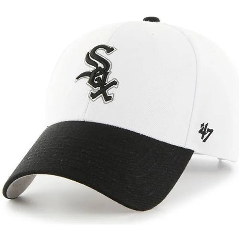 czapki-curva-bialy-tasma-regulowana-chicago-white-sox-mlb-47-brand